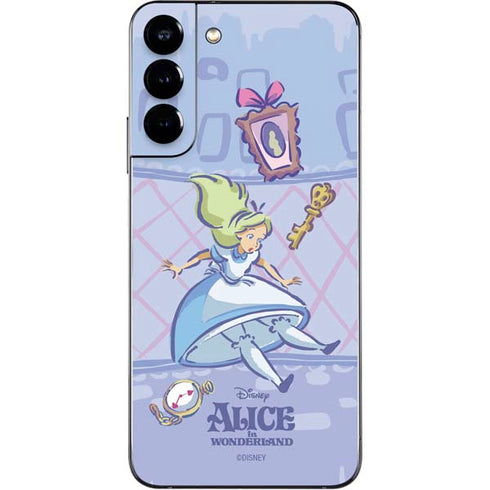 Disney Alice in Wonderland Falling down the Rabbit Hole Galaxy S22 Plus Skin